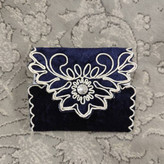 جانمازجیبی مخمل سورمه ای