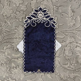 نمای پشت جانماز جیبی مخما سورمه ای