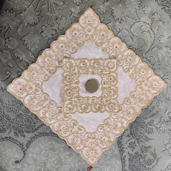 نمای کلی جانماز صورتی دخترانه