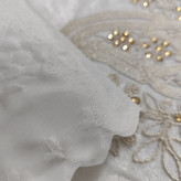 نمای کامل سجاده عروس ترمه نگین دار